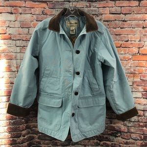 LL Bean Canvas Barn Coat Jacket SMALL